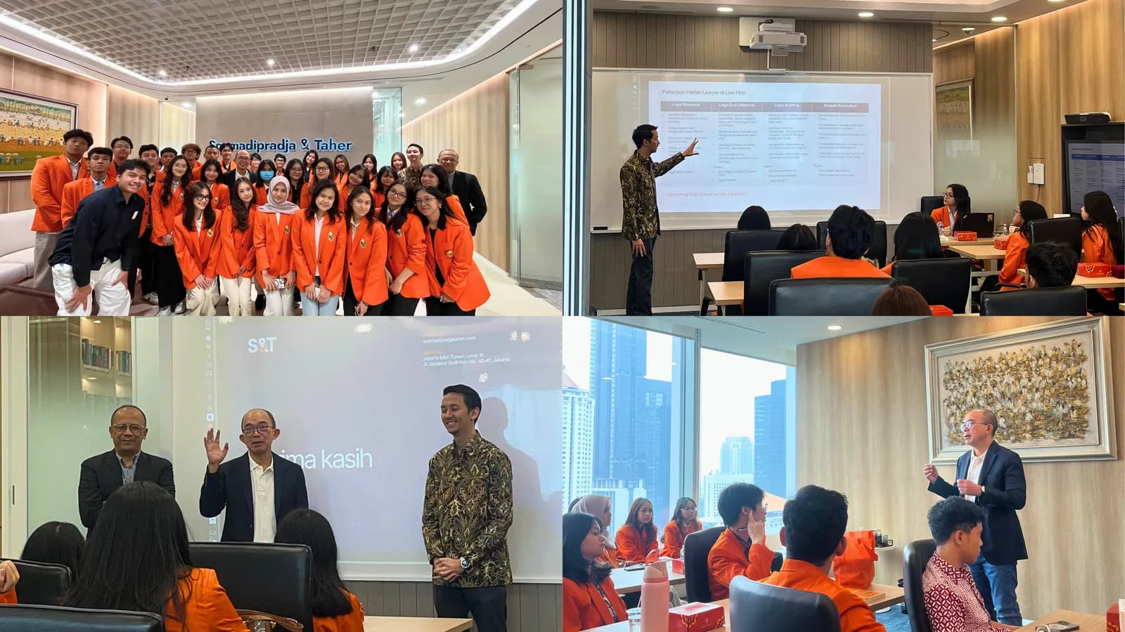 Welcoming Atma Jaya Business Law Society to S&T Office