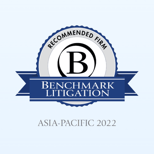 Benchmark Litigation - Recommended Firm Asia Pacific - 2022